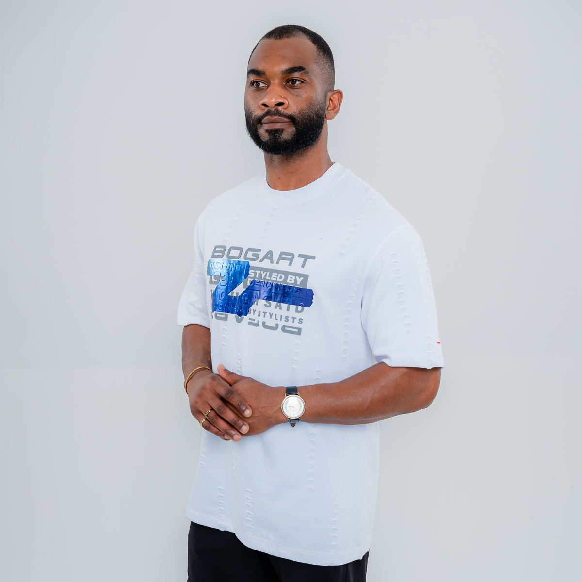 Bogart Foil Strike Oversized Tee