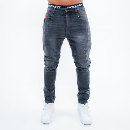 Bogart Graphite Moto Jeans