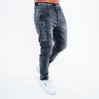Bogart Graphite Moto Jeans