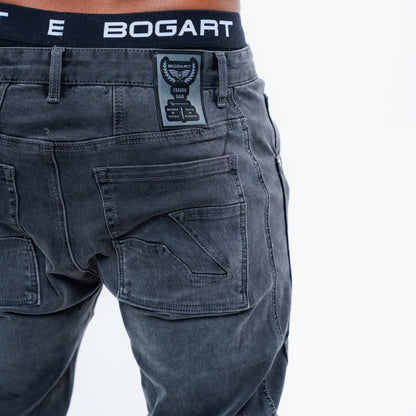 Bogart Graphite Moto Jeans