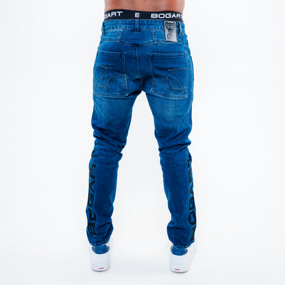 Bogart Graphite Moto Jeans