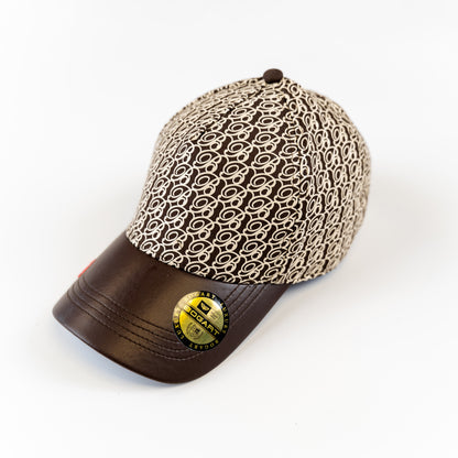 Bogart Monogram Leather-Brim Cap