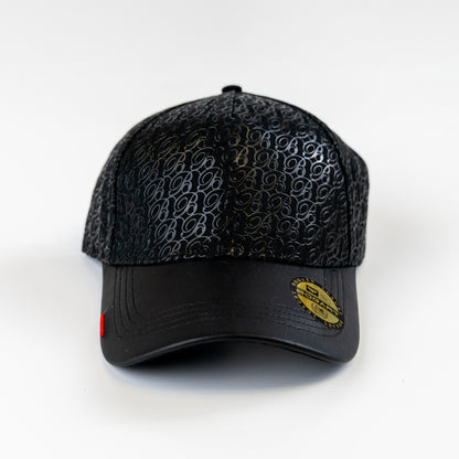 Bogart Monogram Leather-Brim Cap