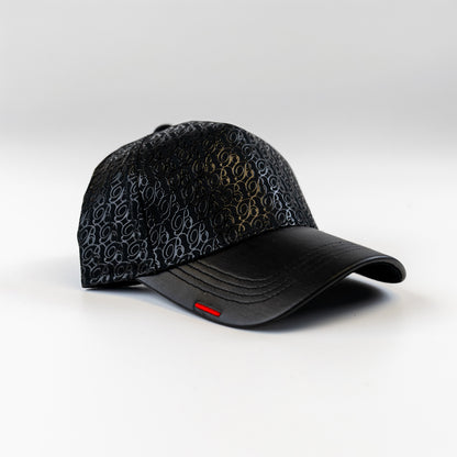 Bogart Monogram Leather-Brim Cap