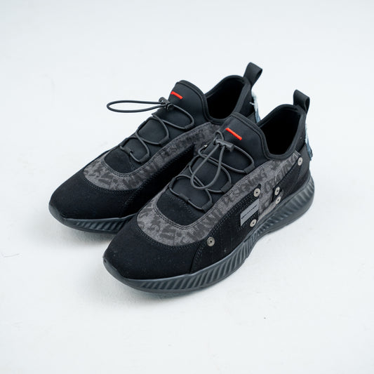 Bogart Bungee-Lace Denim Trainer