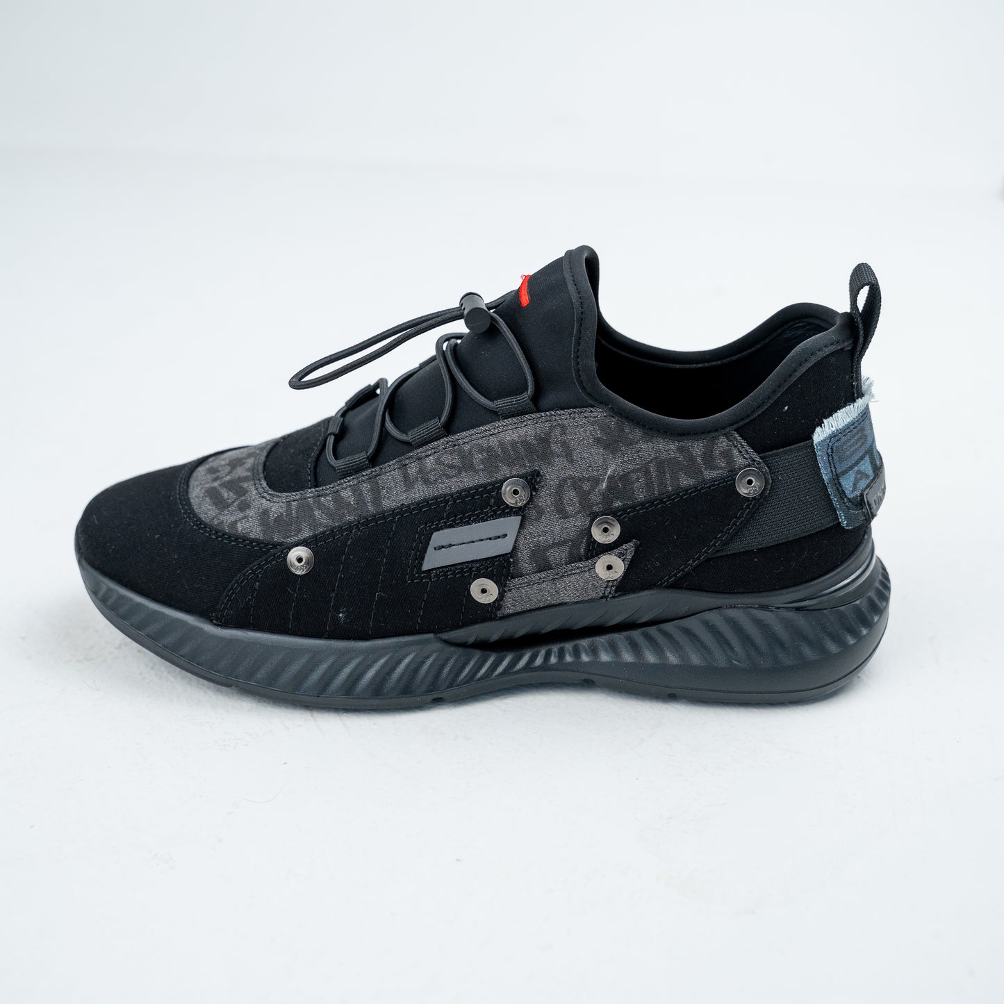 Bogart Bungee-Lace Denim Trainer
