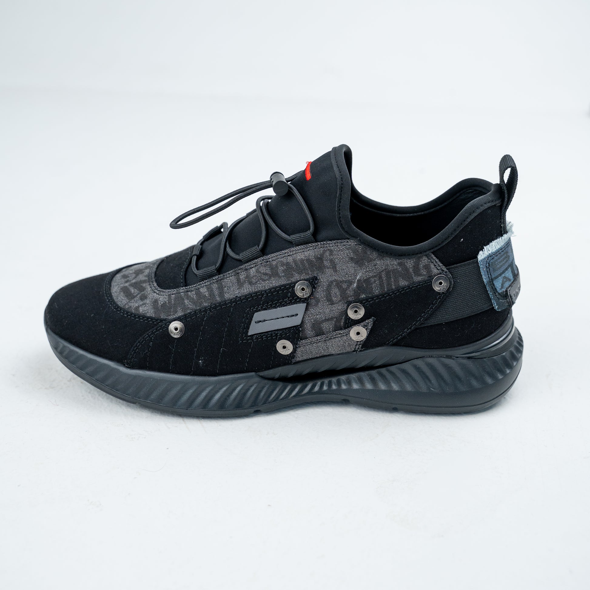 Bogart Bungee-Lace Denim Trainer