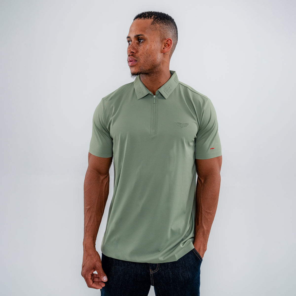 Bogart Quarter-Zip Tech Polo