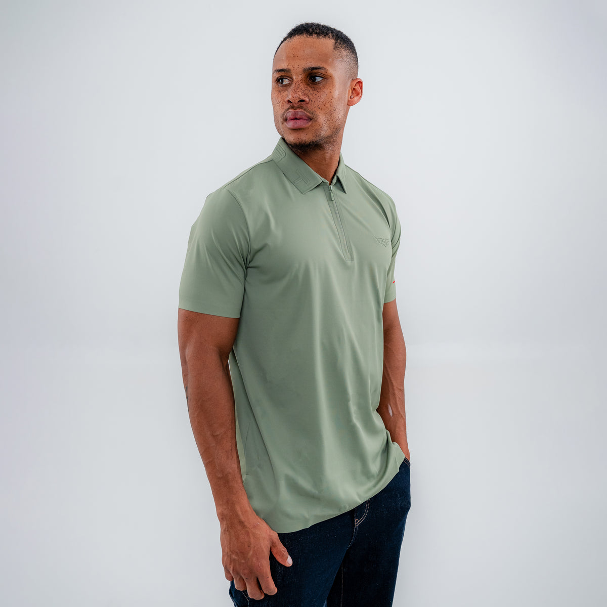 Bogart Quarter-Zip Tech Polo