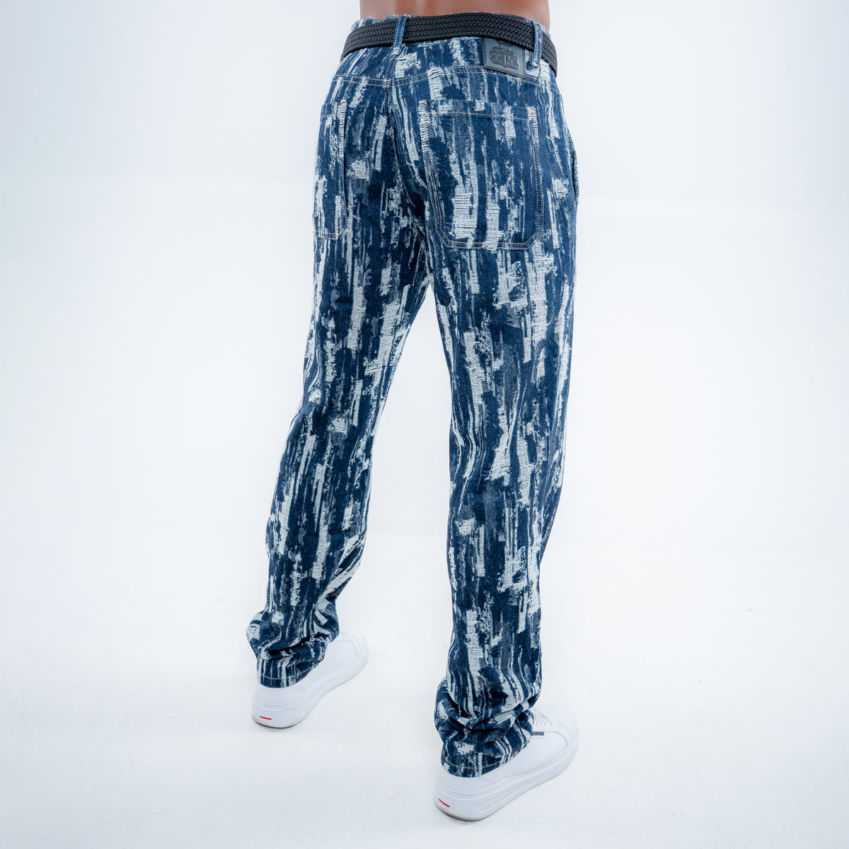 Bogart Indigo Brushstroke Jeans