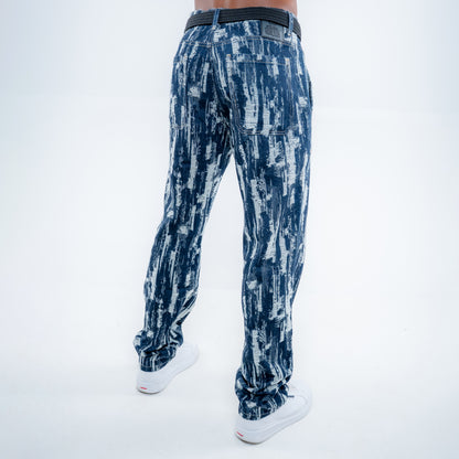 Bogart Indigo Brushstroke Jeans