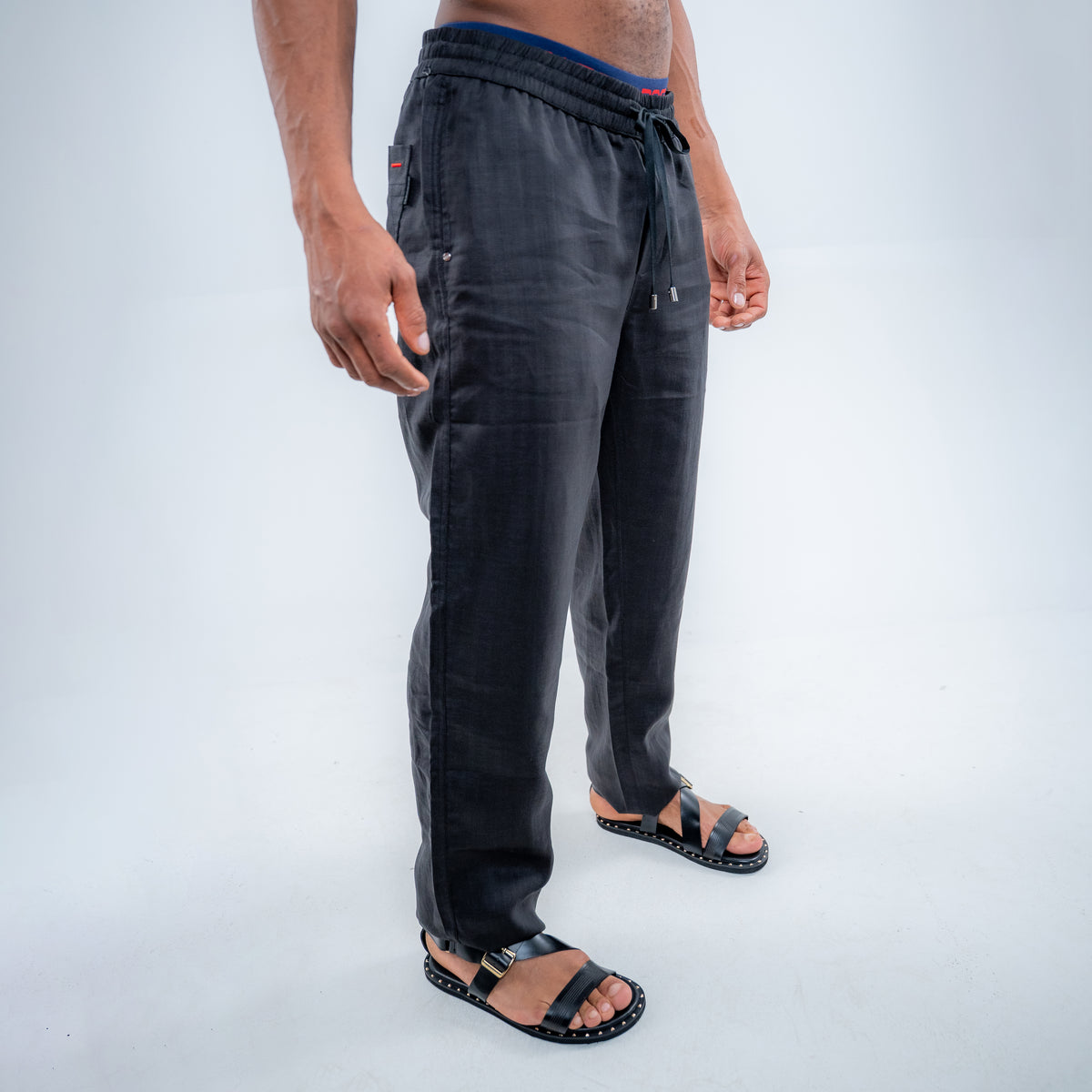 Bogart Herringbone Drawstring Trouser