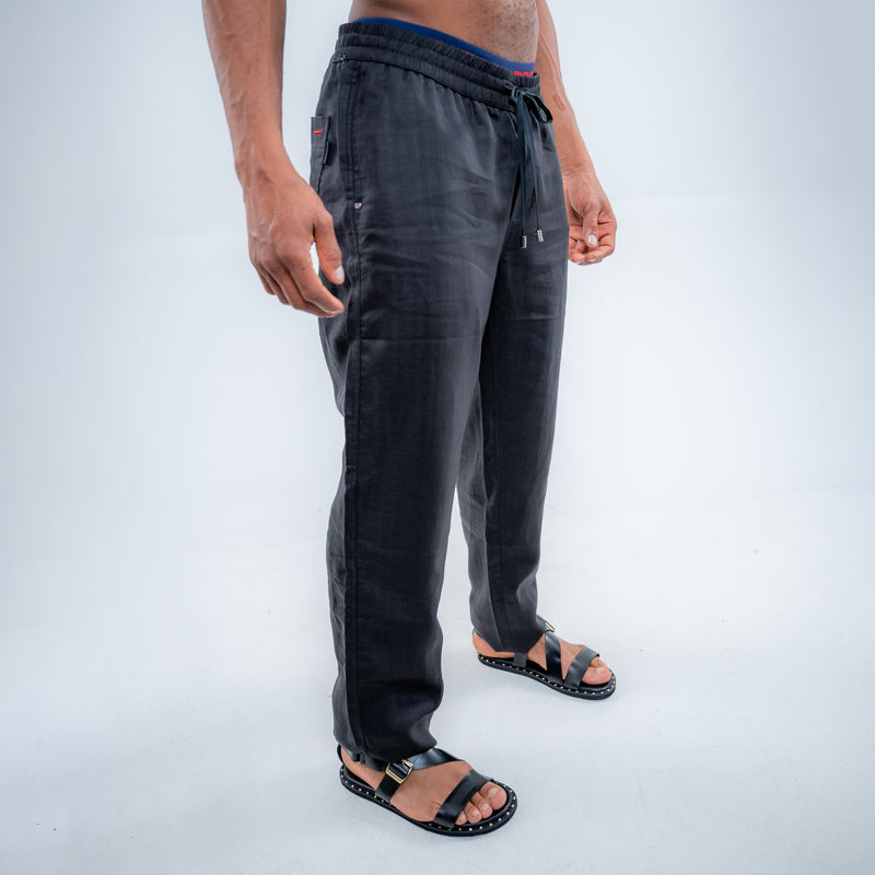 Bogart Herringbone Drawstring Trouser