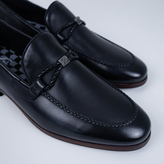 Bogart Braided Bit Leather Loafer