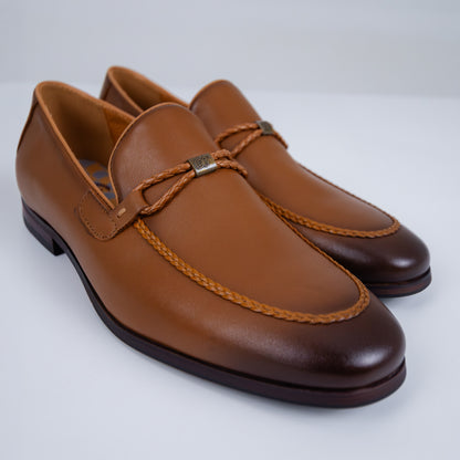 Bogart Braided Bit Leather Loafer