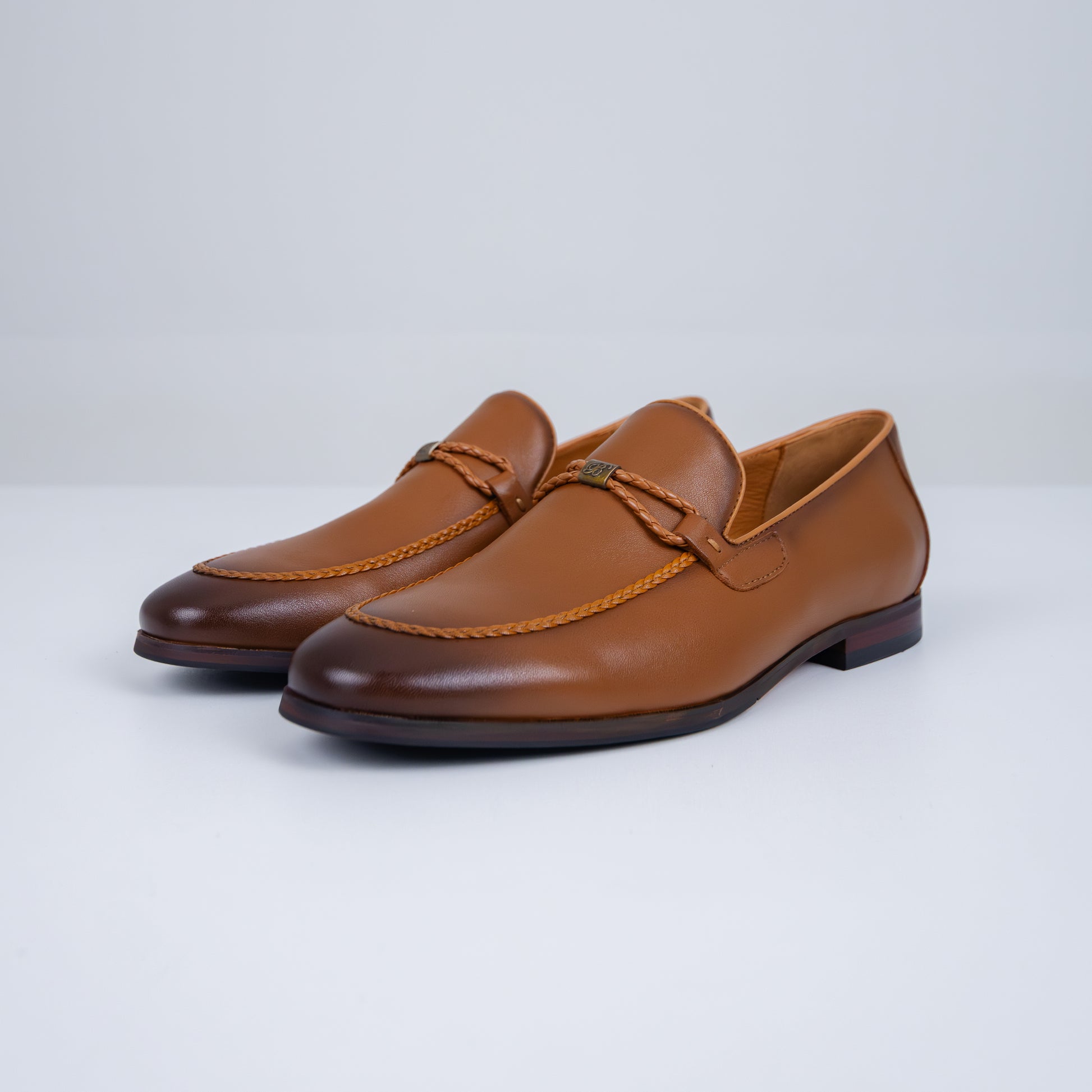 Bogart Braided Bit Leather Loafer