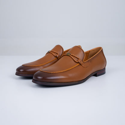 Bogart Braided Bit Leather Loafer