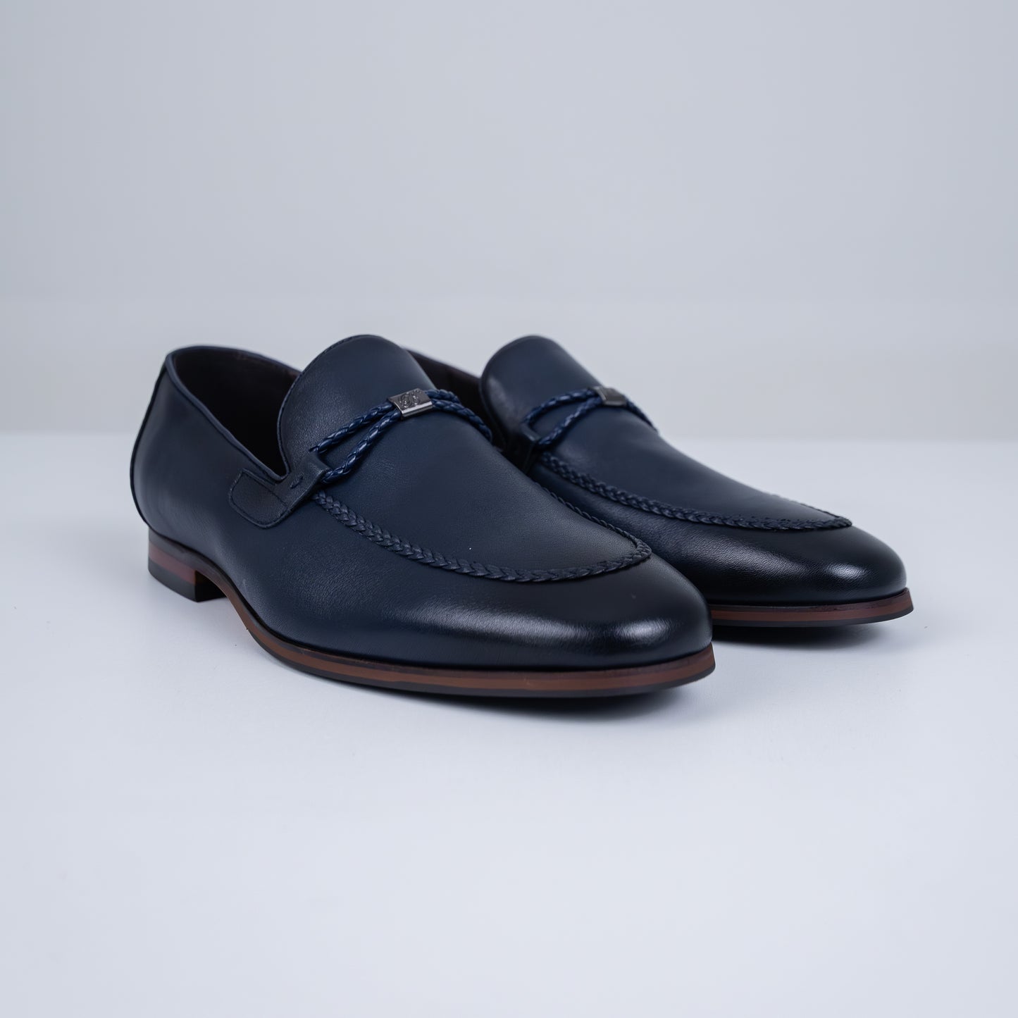 Bogart Braided Bit Leather Loafer