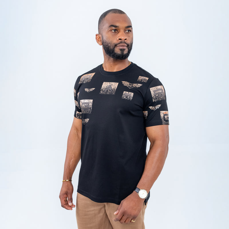 Bogart Rose Gold Insignia Tee