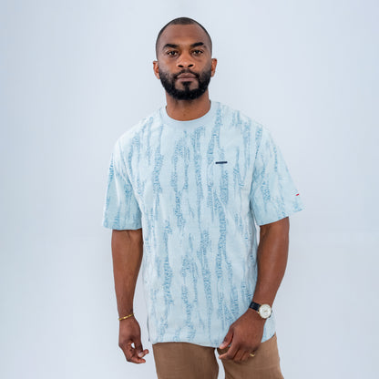 Bogart Blaze Script Textured Tee