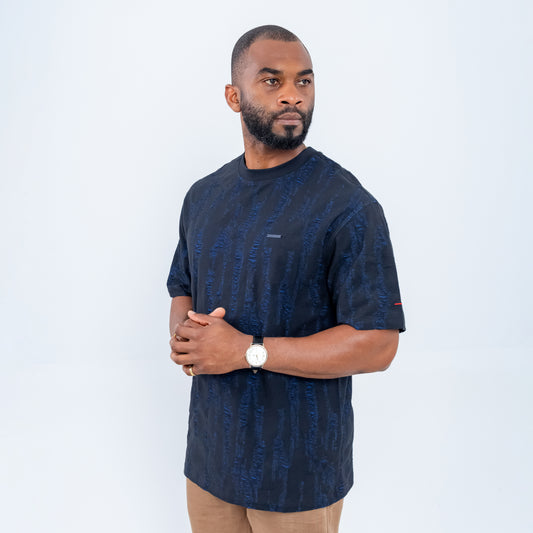 Bogart Blaze Script Textured Tee