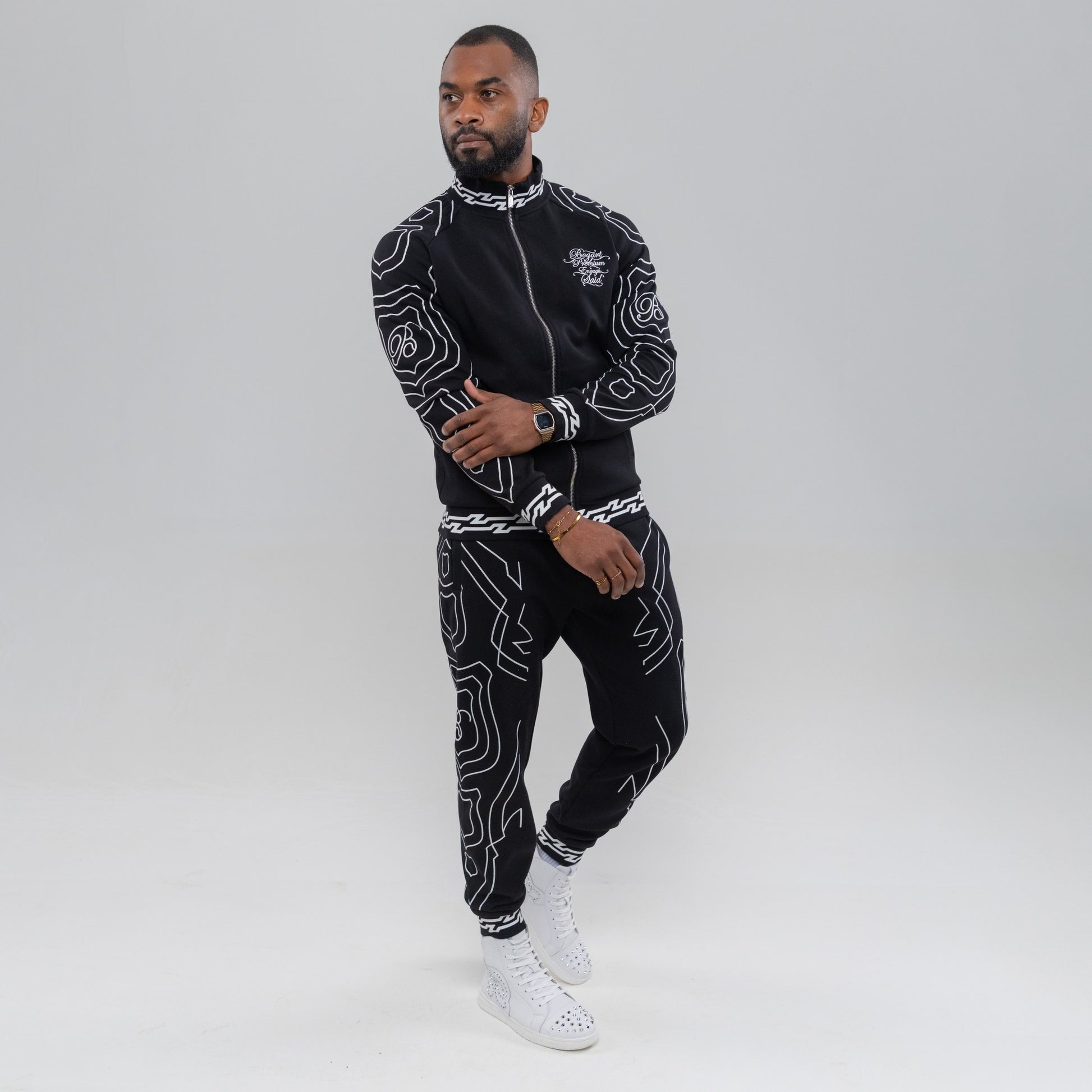 Bogart Line-Art Crest Tracksuit