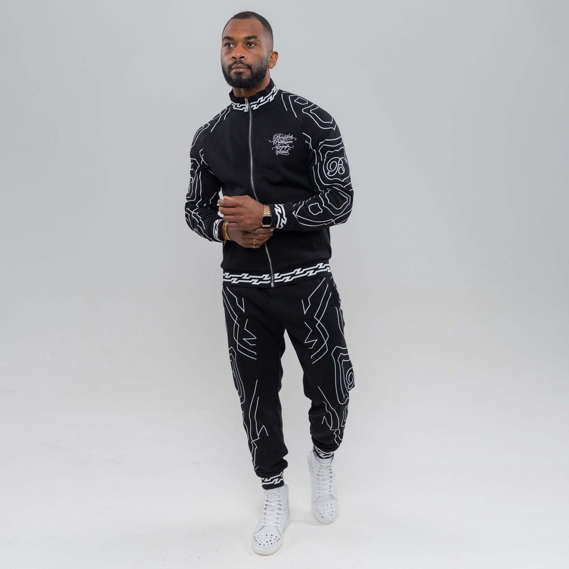 Bogart Line-Art Crest Tracksuit
