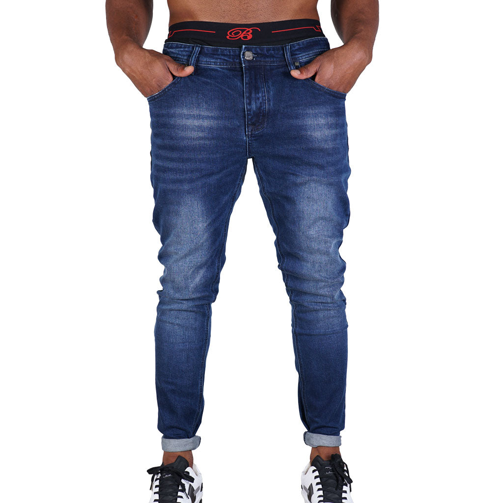 SPOGI Fever Collection Light Fade Jean-Blue-Front