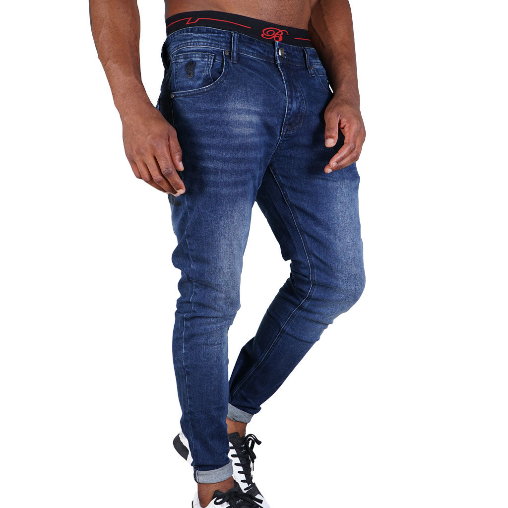 SPOGI Fever Collection Light Fade Jean-Blue-Right side